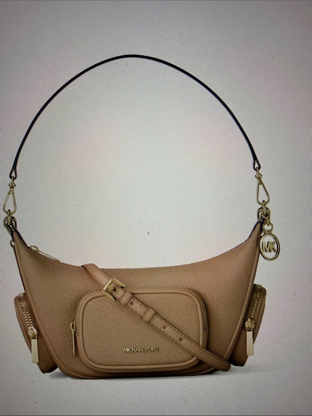 Michael Kors Merritt Small Pebbled Leather Crossbody Bag